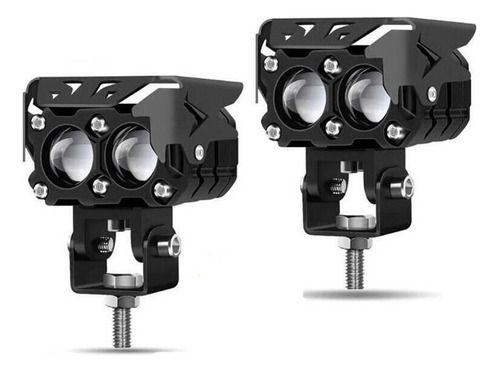 W 2pcs Faróis De Lupa 120w Luz De Ponto De Cor Dupla Carro