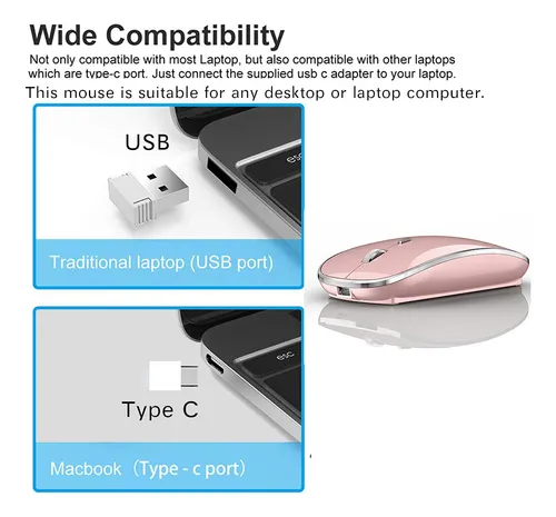 Mouse Inalámbrico Jetta Para Macbook Pro/air, Portátil, Escr
