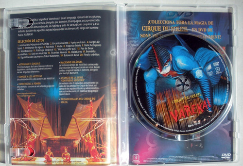 Imagen 3 de 3 de Dvd - Cirque Du Soleil - Varekai