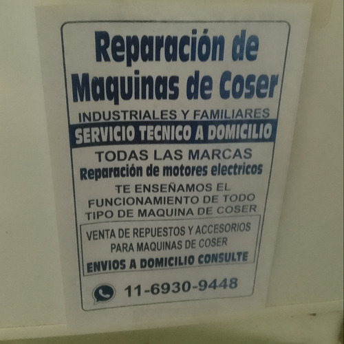 Reparamos Todo Tipo De Máquinas De Coser, Motores Eléctricos