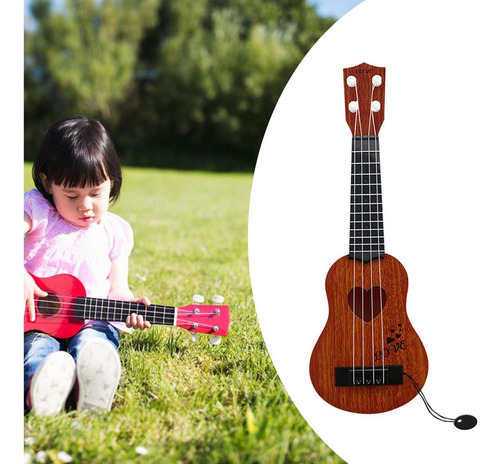 Juguete De Guitarra Ukelele Para Niños, Instrumento Musical