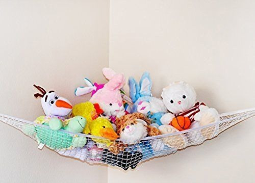 Imagen 5 de 5 de 1pcs Niños Juguete Hamaca Red Organizador Peluches Colgantes