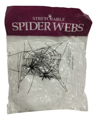 Imagen 6 de 6 de Tela De Araña Halloween Al Mayor Y Detal