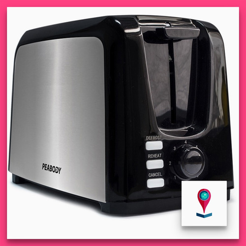 Imagen 3 de 5 de Peabody Pe-t1305 Tostadora 750w 7 Niveles Ranura Pan Frances