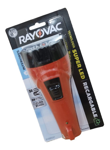 Linterna Led Rayovac Superled Color Alcance 98m Hasta 21h