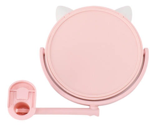 Espejo De Maquillaje Lovely Cat Shape, Transparente