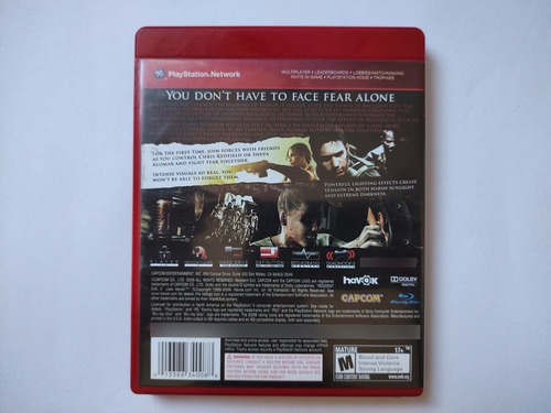 Resident Evil 5 Greatest Hits Para Ps3 Fisico (Usado)