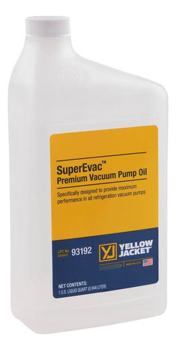 Aceite Para Bomba De Vacio Yellow Jacket 1 Litro