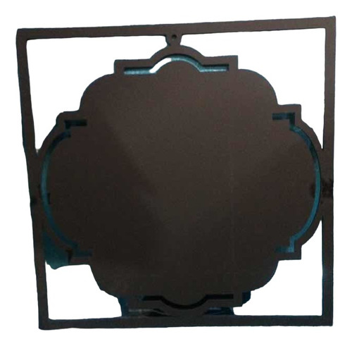 Pizarra Decorativa Negra Cromi 30x30 Unidad Decoracio