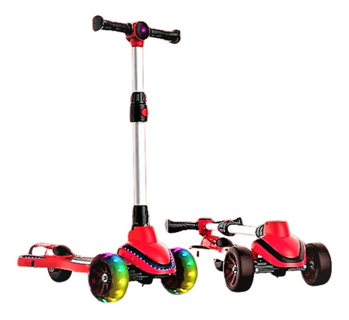 Scooter Patineta Bota Humo Y Bota Burbuja Bluetooth Niños