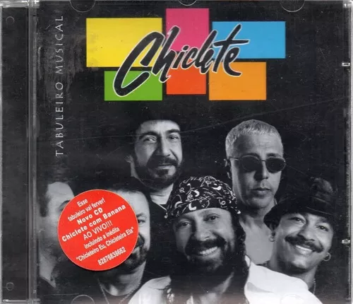 cd chiclete com banana tabuleiro musical