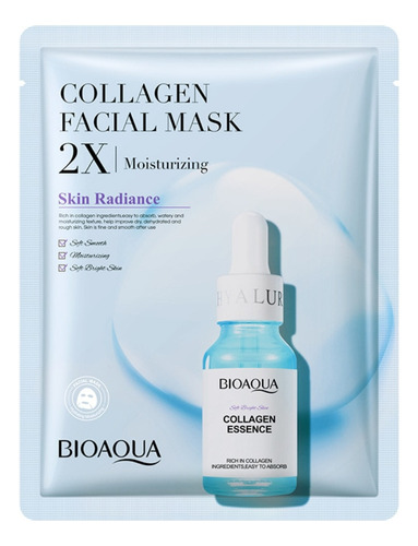 Mascarilla Facial De Colágeno 2x Hidratante Bioaqua 