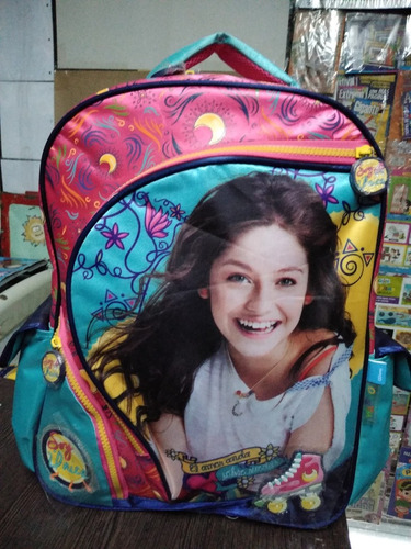 Mochila Soy Luna Soy Unica Disney Wabro Grande 17 Pulgadas