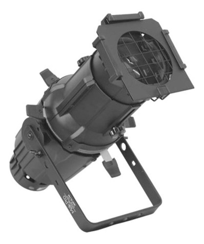 Refletor Elipsoidal 750w Com Porta Filtro Croma750pfl-19 Carcaça Preta Luz 3200k