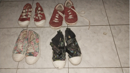 Lote De Zapatillas Talle 32, 33 Usadas Excelente Estado 