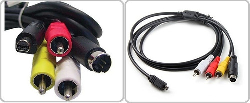 Cabo Av Rca S-video 15fs Filmadora Sony Dcr- Sr65 Sr67 Sr68