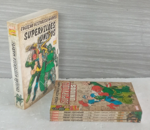 Coleção Histórica Marvel: Supervilões Unidos Box 4 Volumes