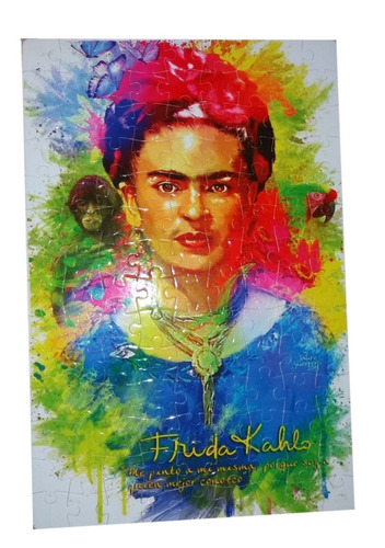Rompecabezas Frida Khalo Nuevo A4 Infantil Granel