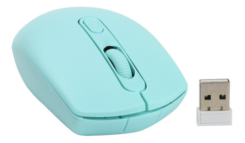 Imagen 2 de 6 de Mouse Inalámbrico Basik Tech Azul