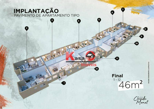 Imagem 5 de 21 de Apartamento Com 2 Dormitórios À Venda, 46 M² Por R$ 224.990,00 - Parque São Vicente - São Vicente/sp - Ap11264