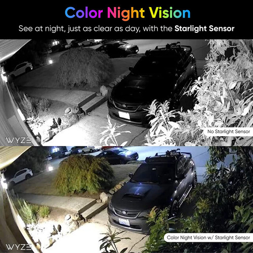 Wyze Cámara V3 Con Visión Nocturna A Color, Cámara De Video