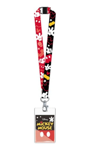 Lanyard Portagafete Mickey And Friends Original Disney