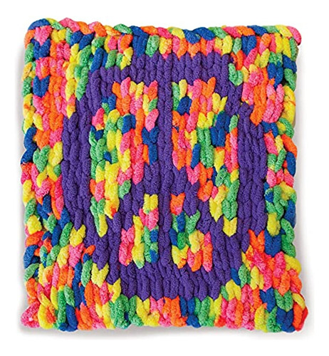 (1 Madeja) Lion Brand Yarn Off The Hook Magic No Needle Bulk