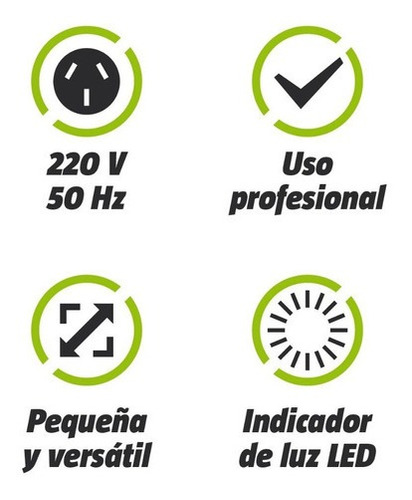 Imagen 5 de 6 de Soldadora Inverter 140 Amp Kroner Máscara Fotosensible Uso Profesional Color Verde 50/60hz