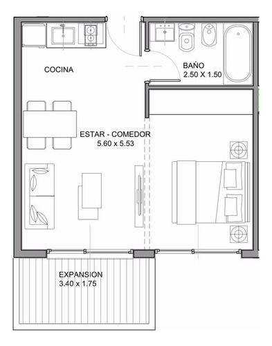 Monoambiente En Venta En Villa Del Lago, Pilar