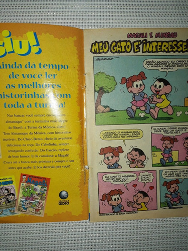 Gibi Magali - Nº 331 - Editora Globo ( 44 ) (Usado)