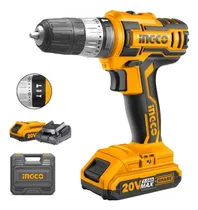 Comprar Taladro Percutor Atornillador Industrial 20v Inalambrico 2ah Color Naranja Frecuencia 50 Hz\u002F60 Hz