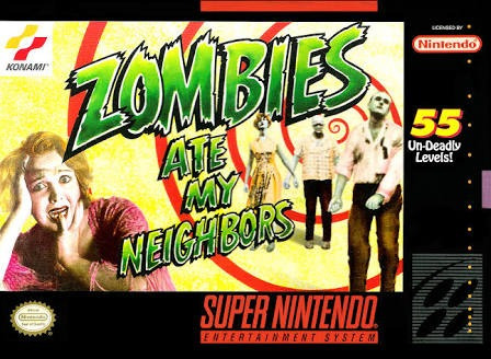 Cartucho Snes Zombies Super Nintendo Cassete