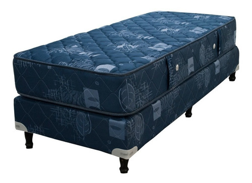 Sommier Americana Maxiking Resortes Espejo de Luna 1 plaza de 190cmx80cm