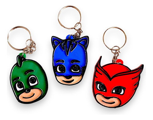 Heroes En Pijamas Llaveros X15 Pj Masks Souvenir