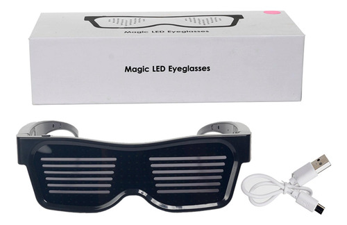 Bluetooth Led Ojo Gafas App Control Para Raves Diversión