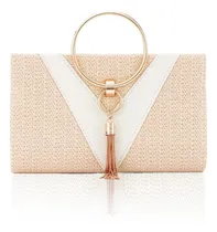 Comprar Bolsos De Noche Para Mujer Lanpet, Bolsos De Mano De Paja,