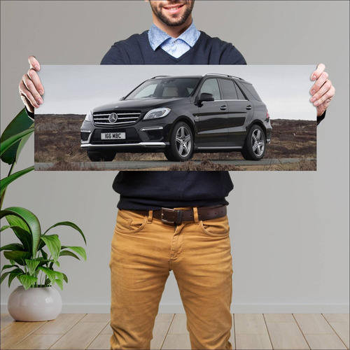 Cuadro 30x80cm Auto 2012 Mercedes Benz Ml 63 Amg 36