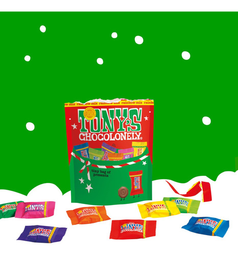 Bolsa De Navidad De Chocolate 6 X 135 G Tony S Chocolonely