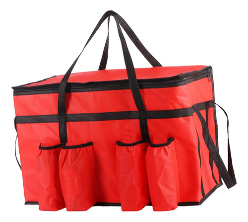 Bolsa Térmica Para Entrega De Alimentos Con Rojo