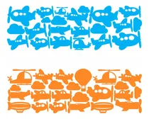 Comprar Vinilos Decorativos Aviones Niño Pared Cuarto Papel Tapiz