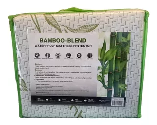 Cubre Colchón Impermeable De Bambú -bamboo Tamaño Individual