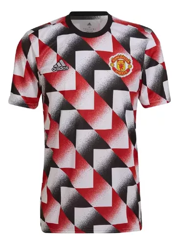 Camisa de Pré Jogo do Manchester United 22/23 s/n° Torcedor Adidas Masculina