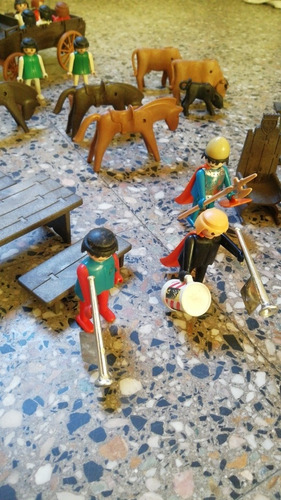 Caballeros Playmobil (lote De Muñecos) (Usado)