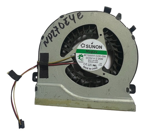 Ventilador Para Samsung Np270e5e No.parte Mf75090v1-c230-g9a