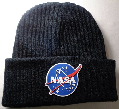 Gorro Winter Hat Cap Licensed Nasa Black - A Pedido_exkarg