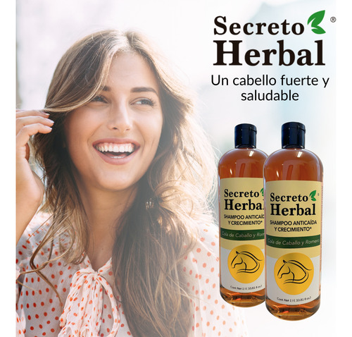Shampoo Secreto Herbal Anticaída Con Cola De Caballo 1l