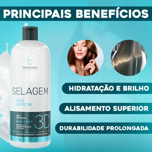 Bórabella Nutrição Profunda Silk Sericin 1000ml