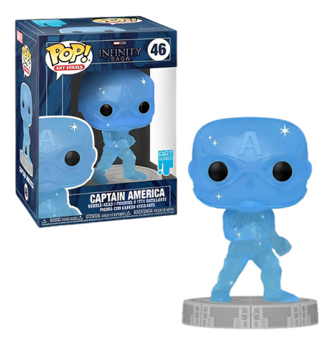 Figura De Acción  Capitán América De Funko Pop! Art Series