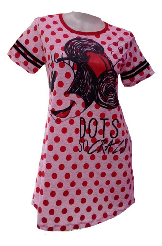 Pijama Mujer Camison Minnie Mouse Disney  Original 7106