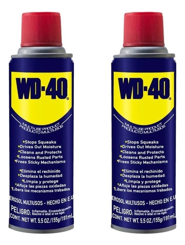 Wd40 Lubricante Multiusos 3 Oz Por Dos Unidades - Wd-40